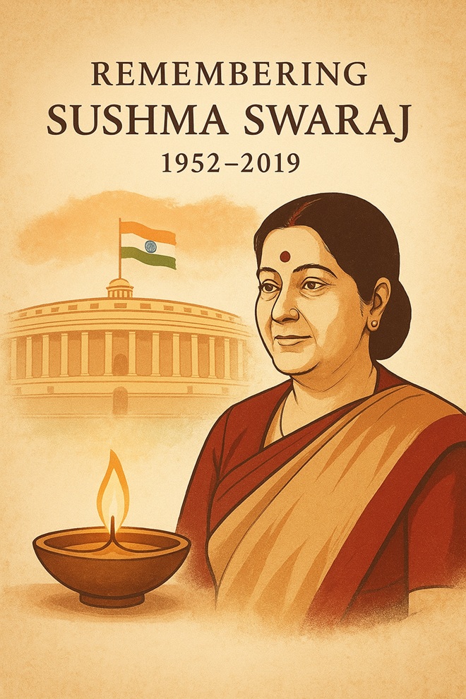 Sushma Swaraj (1952 – 2019)